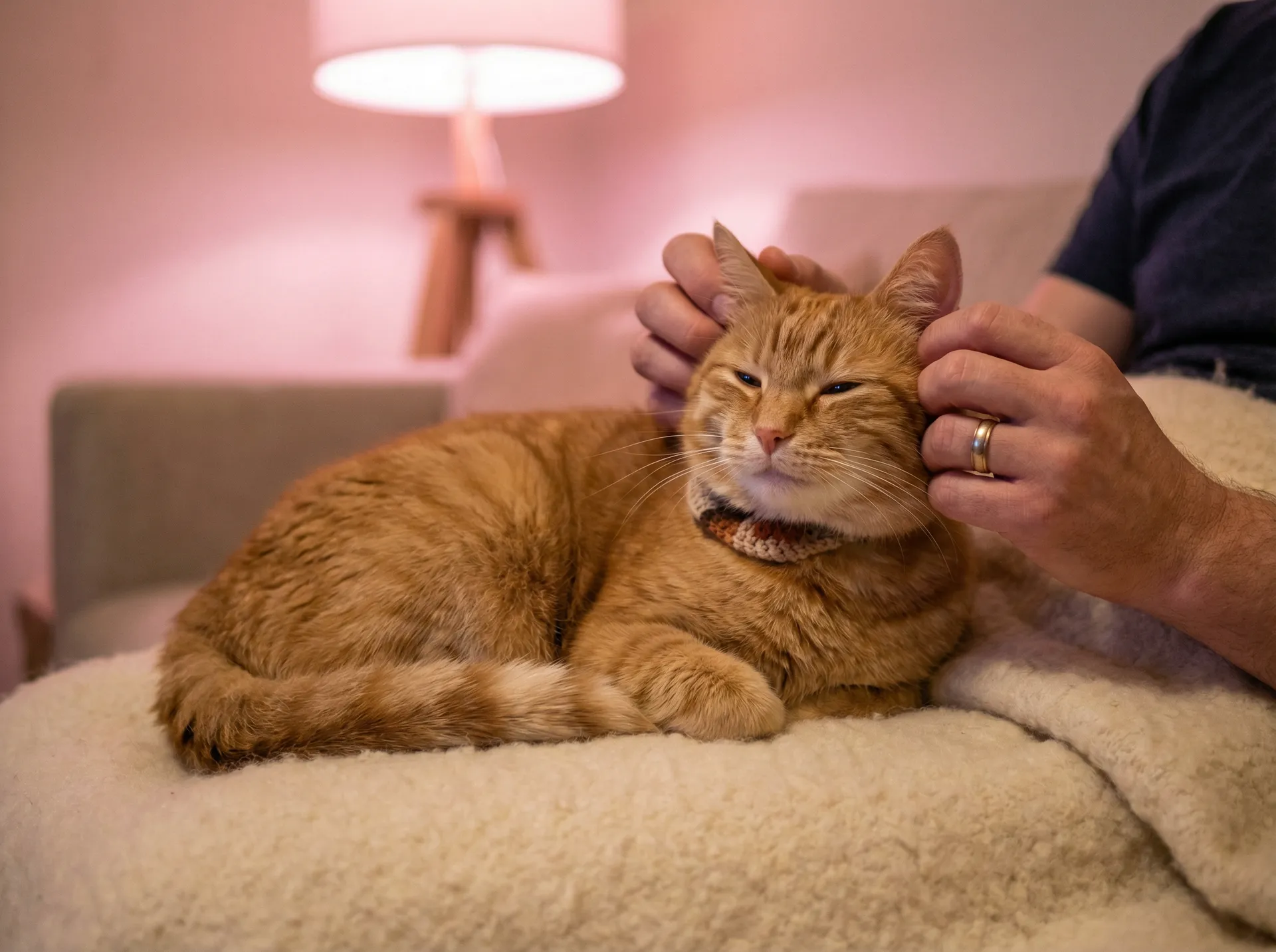 猫咪被温柔抚摸的幸福时刻 - 自慰高潮